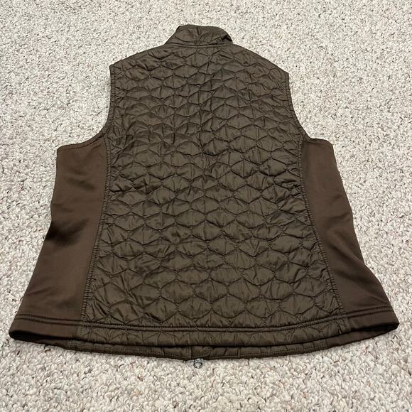 LL Bean Thinsulate Quilted Brown Vest Sz L Fall Outdoor Gorpcore Hiking - Picture 7 of 8